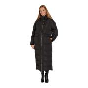 Stijlvolle Lange Donsjas Zwart RUE de Femme , Black , Dames