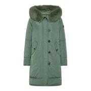 Groene Winterjassen Peuterey , Green , Dames