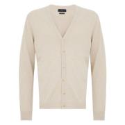 Knoopvest in wol, Beige Daniele Fiesoli , Beige , Heren