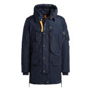 Blauwe Navy-S Meesterwerk Parka Parajumpers , Blue , Heren