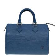 Pre-owned Leather louis-vuitton-bags Louis Vuitton Vintage , Blue , Da...