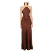 Elegante Jurk voor elke gelegenheid Liu Jo , Brown , Dames