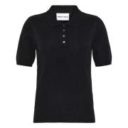 Zwarte Kasjmier Poloshirt Emerson Renaldi , Black , Dames