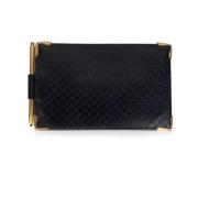 Pre-owned Leather wallets Gucci Vintage , Blue , Dames