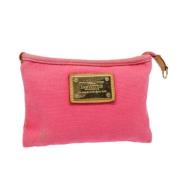 Pre-owned Canvas pouches Louis Vuitton Vintage , Pink , Dames