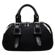 Pre-owned Fabric handbags Burberry Vintage , Black , Dames