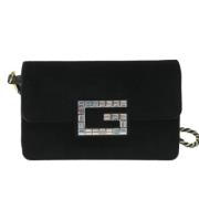 Pre-owned Velvet gucci-bags Gucci Vintage , Black , Dames