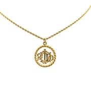 Pre-owned Metal dior-jewelry Dior Vintage , Yellow , Dames