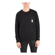 Chateau Sweatshirt met Front Print IH NOM UH NIT , Black , Heren