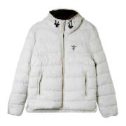 Gewatteerde capuchonjas wit ripstop Aeronautica Militare , White , Her...