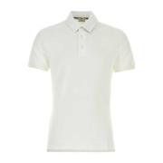 Witte Piquet Polo Shirt Etro , White , Heren