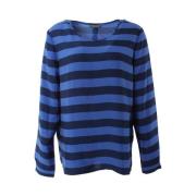 Blauwe Shirt voor Vrouwen Tommy Hilfiger , Blue , Dames