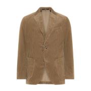 Corduroy Blazer Trendy Klassieke Stijl Windsor , Brown , Heren