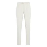 Fluwelen broek Boggi Milano , White , Heren