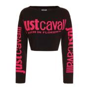 Truien Just Cavalli , Black , Dames