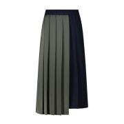 Asymmetrische Plooienrok Managua Max Mara , Green , Dames