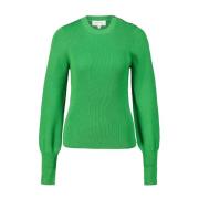 Geribbeld langemouw Lillian shirt Fabienne Chapot , Green , Dames