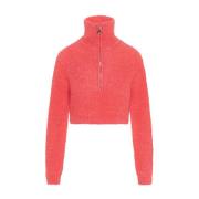 Hoge Hals Pullover Sweater Patrizia Pepe , Red , Dames