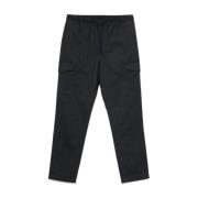 Zwarte Twill Broek Elastische Taille PS By Paul Smith , Black , Heren