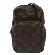 Pre-owned Canvas louis-vuitton-bags Louis Vuitton Vintage , Brown , Da...