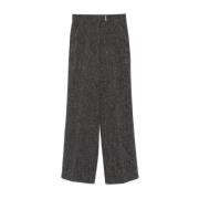 Zachte Grijze Flared Broek Liu Jo , Gray , Dames