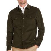 Groene Cord Overshirt Jas Stijlvol Verfijnd Barbour , Green , Heren