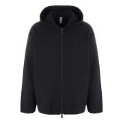 Zwarte Rib Hoodie Jas Cfcl , Black , Heren