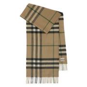 Linden Geruite Overhemd Burberry , Beige , Heren