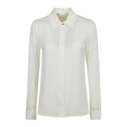 Zijden Shirt Max Mara , Beige , Dames