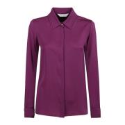 Silk Shirt Max Mara , Purple , Dames