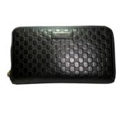 Pre-owned Leather wallets Gucci Vintage , Black , Dames