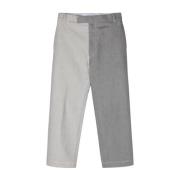 Klassieke Grijze Twee-Tint Broek Thom Browne , Gray , Heren