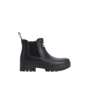 Zwarte Chelsea Welly Regenlaarzen Barbour , Black , Dames