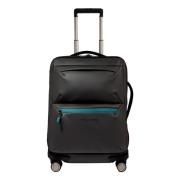 Slim Cabin Luggage Piquadro , Black , Unisex