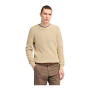 Casual Crew Neck Sweater Timberland , Beige , Heren