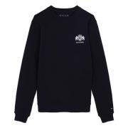 Crest Sweatshirt in Desert Sky Style Tommy Hilfiger , Blue , Heren