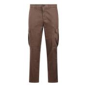 Cargo Broek met Multi-Zakken White Sand , Brown , Heren