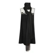 Geborduurde Zwarte Jurk - Elegante Stijl Valentino Garavani , Black , ...