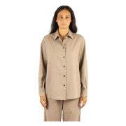 Beige Overhemd Cruna , Beige , Dames