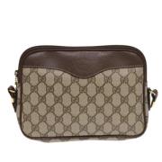 Pre-owned Leather gucci-bags Gucci Vintage , Beige , Dames