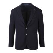 Harris Tweed Blazer Tagliatore , Blue , Heren