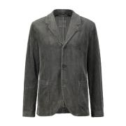 Corduroy Blazer Stijlvol Comfortabel Modern Chic Hannes Roether , Gray...