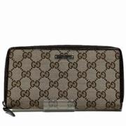 Pre-owned Canvas wallets Gucci Vintage , Beige , Dames