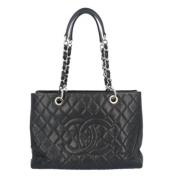 Pre-owned Leather chanel-bags Chanel Vintage , Black , Dames