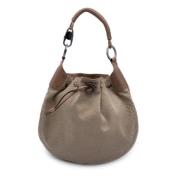 Pre-owned Leather gucci-bags Gucci Vintage , Beige , Dames