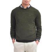 Essentiële Crew Neck Sweater Groen Barbour , Green , Heren