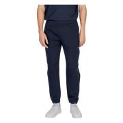 Blauwe Effen Broek met Voorzakken Armani Exchange , Blue , Heren