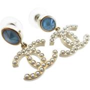 Pre-owned Metal chanel-jewelry Chanel Vintage , Blue , Dames