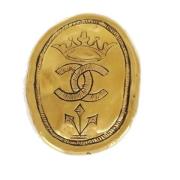 Pre-owned Metal chanel-jewelry Chanel Vintage , Yellow , Dames