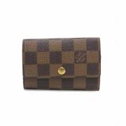 Pre-owned Canvas key-holders Louis Vuitton Vintage , Brown , Dames